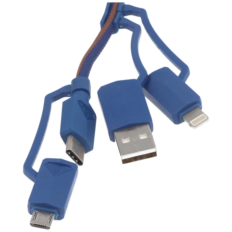 Xtar 3A USB-Ladekabel USB-PDC-3 Multifunktionales USB-Daten und Lade Kabel 1,2 Meter bis 3A max. 65W
