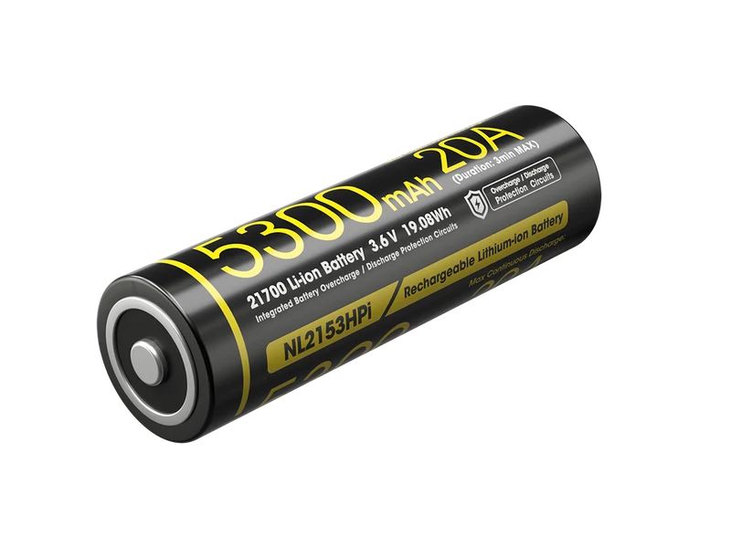 Nitecore Li-Ion Akku 21700, 5300mAh, NL2153HPi