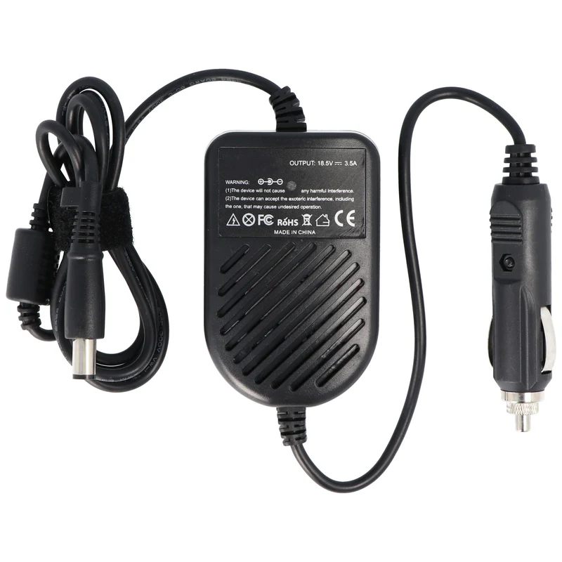 AccuCell KFZ-Ladekabel für viele HP Compaq Laptop mit Stecker 7,4mm x 5,0mm, 18,5v 3,5A