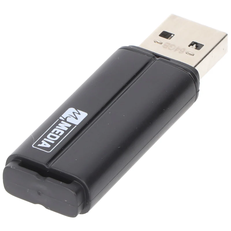 Mymedia USB 2.0 Stick 64GB, schwarz Retail-Blister