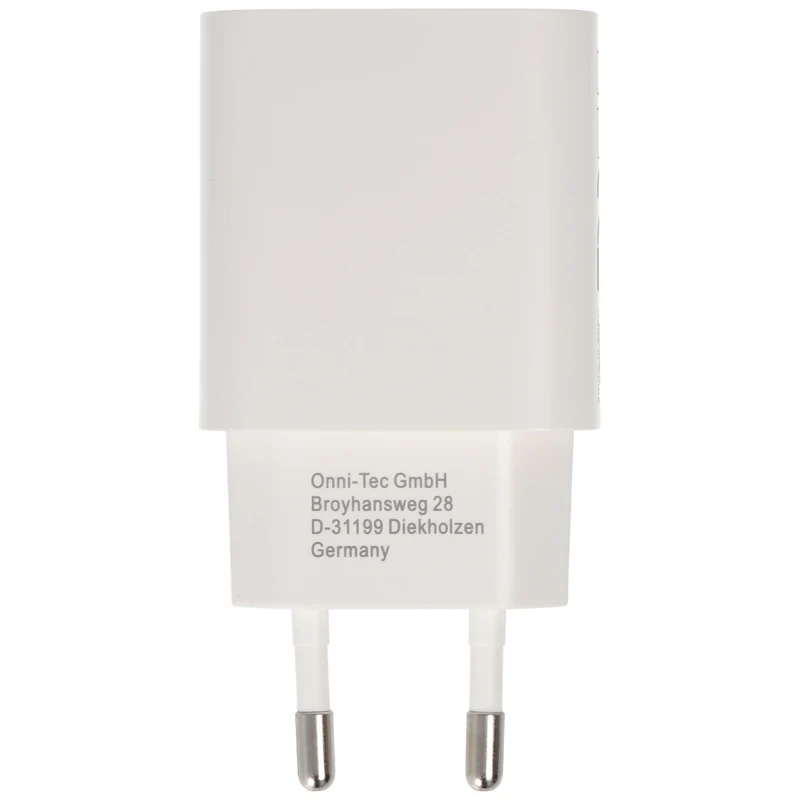 AccuCell Ladeadapter USB - 2,4A 2-Port Multiadapter - weiß