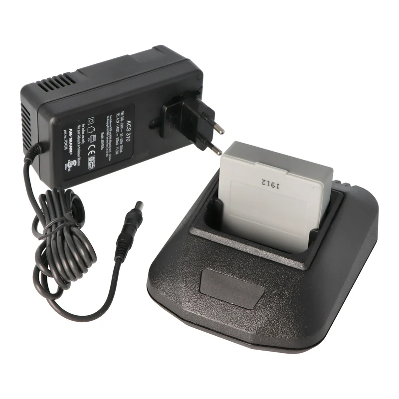 AccuCell Schnell-Ladegerät ohne Akku passend für Hetronic Mini Akku 68300900, 68300940 68300990, 68300600, FBH300
