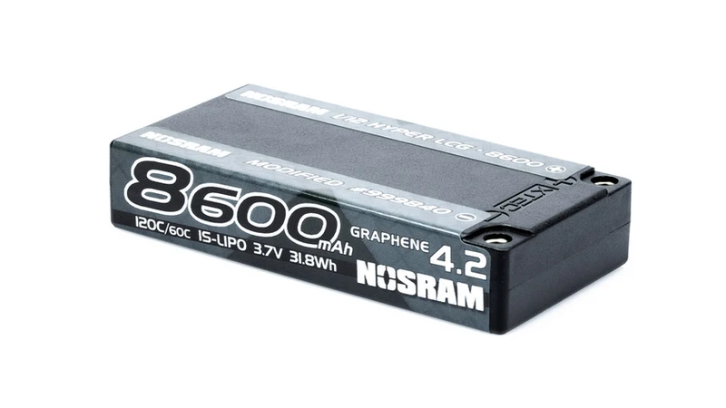 NOSRAM 1/12 Hyper LCG Modified GRAPHENE-4.2 8600mAh Hardcase Akku - 3.7V - 120C/60C