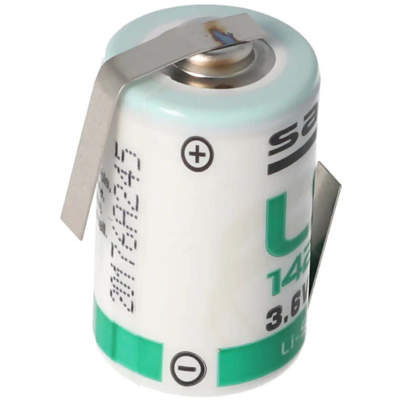 SAFT LS14250CNR Lithium Batterie, Size 1/2 AA, Lötfahnen Z-Form