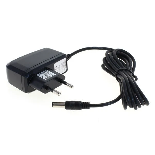 AccuCell Netzteil 100-240V - Output 12V/600mA - 5,5x2,1mm Stecker - schwarz