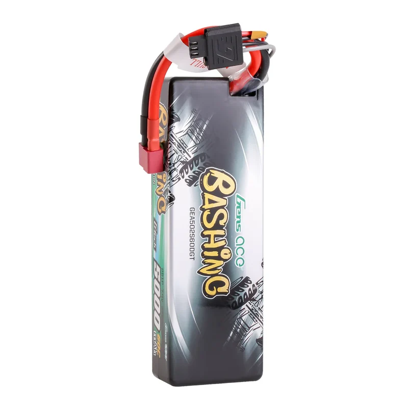 Gens Ace Bashing G-Tech 5000 mAh 2S 7,4 V 60 C Hardcase Lipo-Akku mit Deans-Stecker