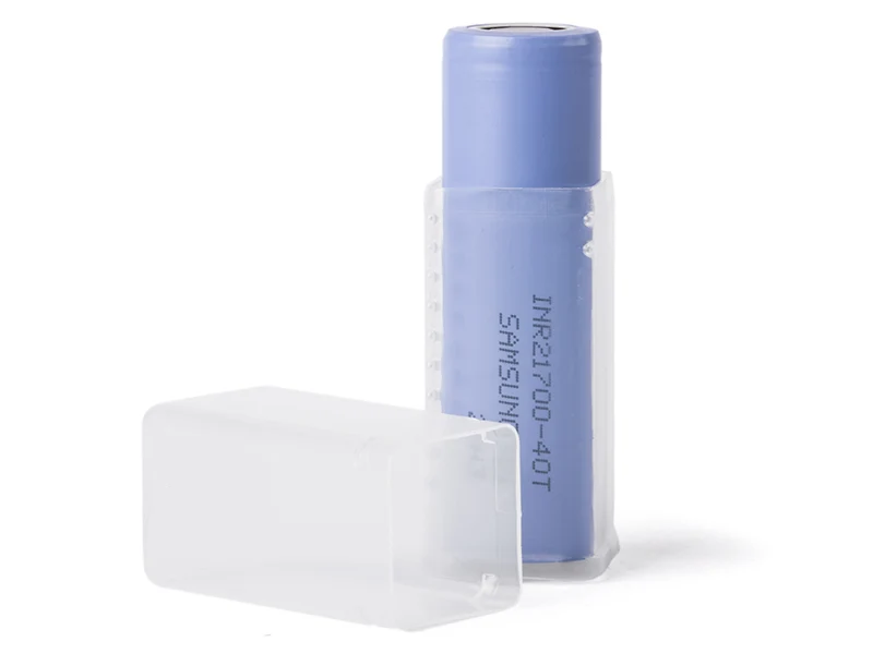 AccuCell Flexible Aufbewahrungsbox für 1 Stück Akku 21700, 20700, 18650, 18500