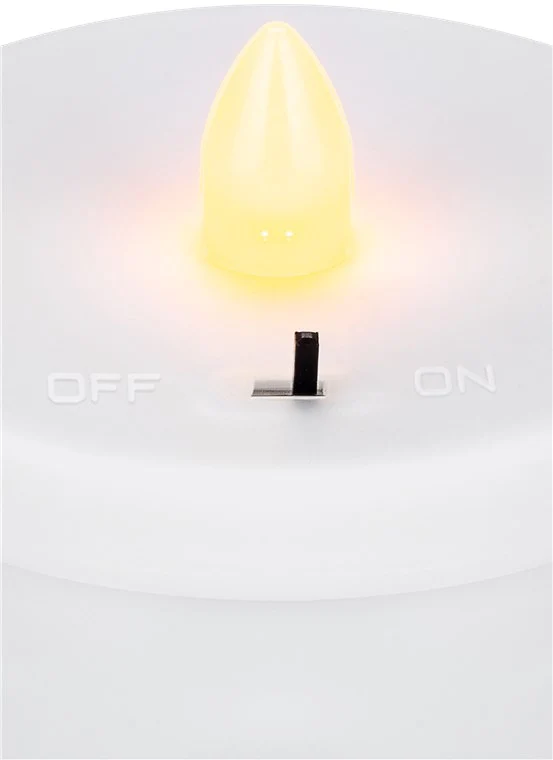 Goobay LED-Grablicht, rot mit realistischem Flackereffekt, batteriebetrieben (ohne 2x AA), für den Innen- und Außenbereich (IP44)