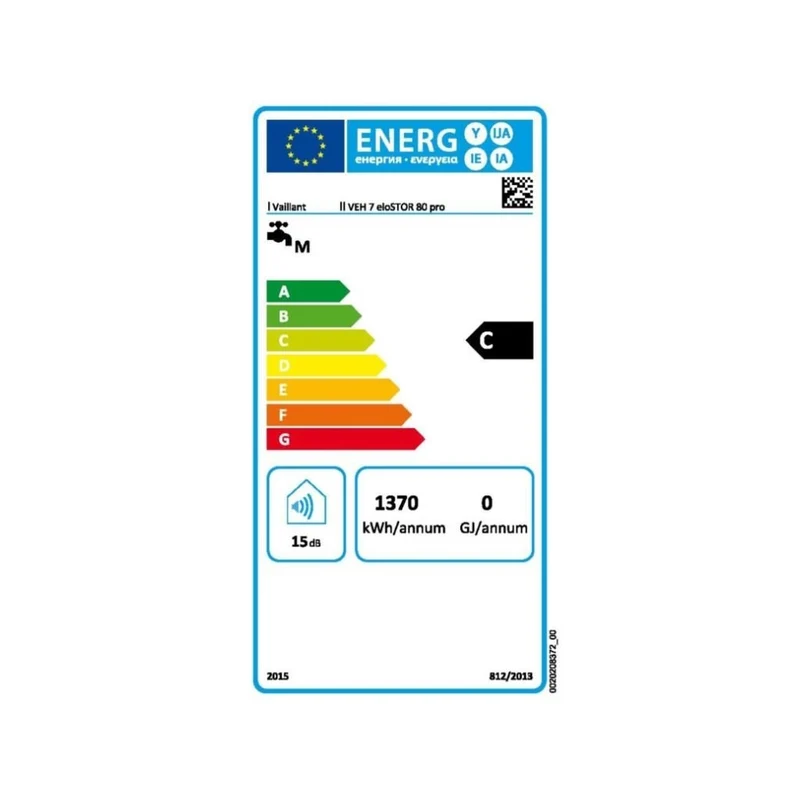 Vaillant VEH 80/7 pro Warmwasserspeicher 6 kW weiß