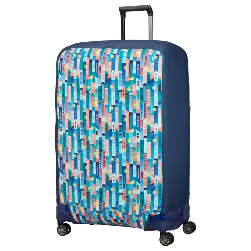 Samsonite Ta Revolution Foldable Funda protectora para maleta XL - Funda para lluvia (city print)