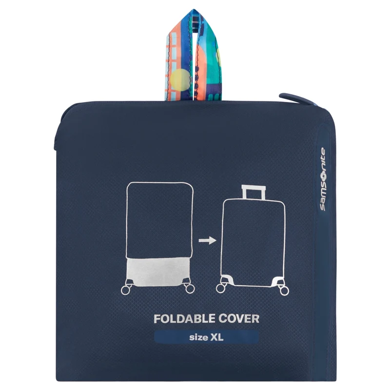 Samsonite Ta Revolution Foldable Funda protectora para maleta XL - Funda para lluvia (city print)
