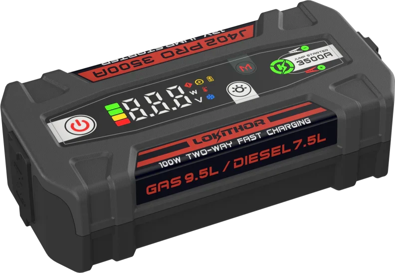 Lokithor J402 PRO LiPO 12V 88,8Wh 3500A Starthilfe