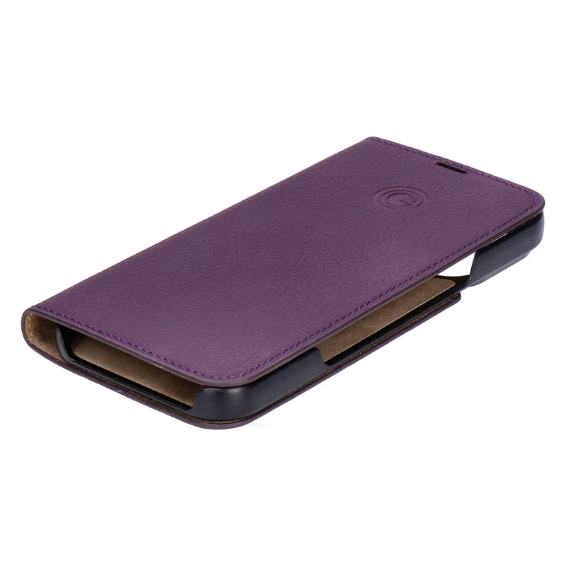 MiKE GALELi Book Case MARC Aubergine für Apple iPhone 16 Pro