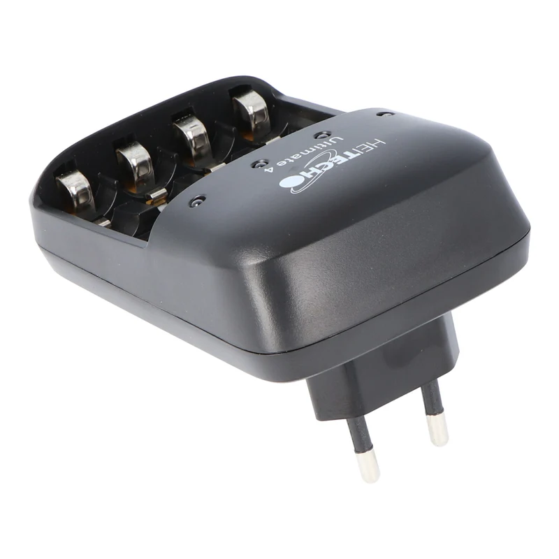 Heitech Stecker-schnell-Ladegerät Ultimate 4 mit Einzelschacht-Überwachung, Erhaltungsladung und Akku-Defekt-Erkennung