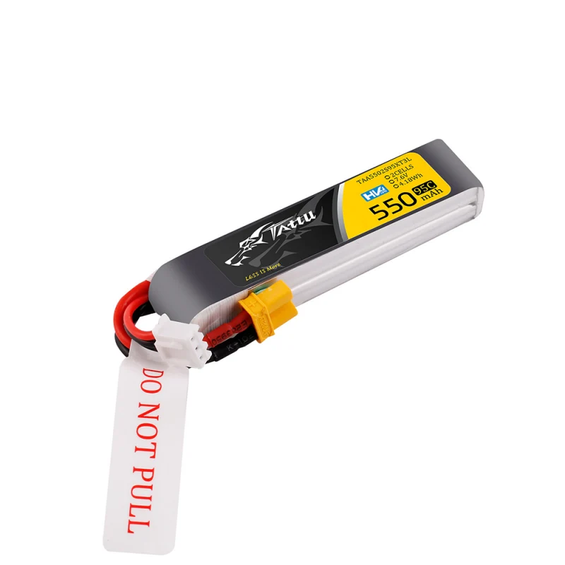 Tattu 2S 550mAh 95C 7,6V HV Lipo-Akku mit XT30-Stecker