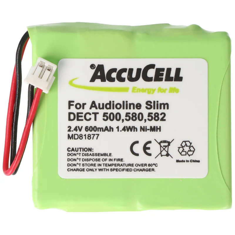 AccuCell Akku passend für MEDION MD82877 Akku 5M702BMX Telekom Sinus A201, Switel DFT 81171