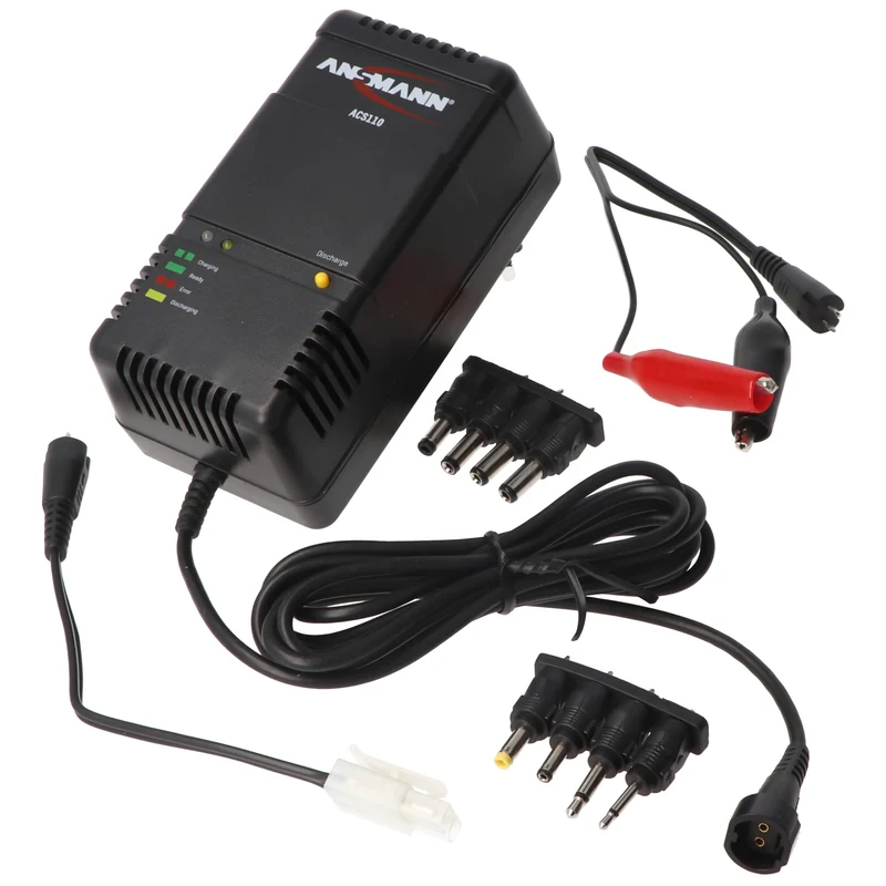 AccuCell Akkupack-Ladegerät ACS NiMH für 1,2 Volt bis 12 Volt AkkuPack z.B. Racing Pack 7,2V