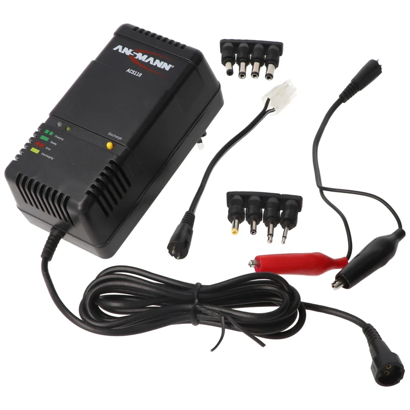 AccuCell Akkupack-Ladegerät ACS NiMH für 1,2 Volt bis 12 Volt AkkuPack z.B. Racing Pack 7,2V