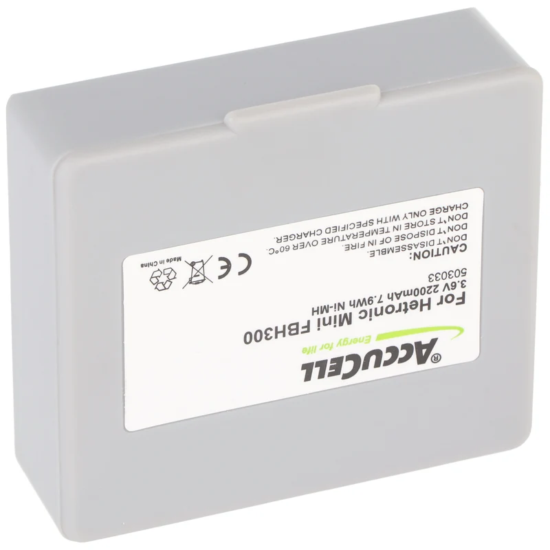 AccuCell Akku passend für Hetronic NM13HA Akku 68300990, 68300600, 68300950, FBH300, RHE3620KG 3,6 Volt 2000-2200mAh