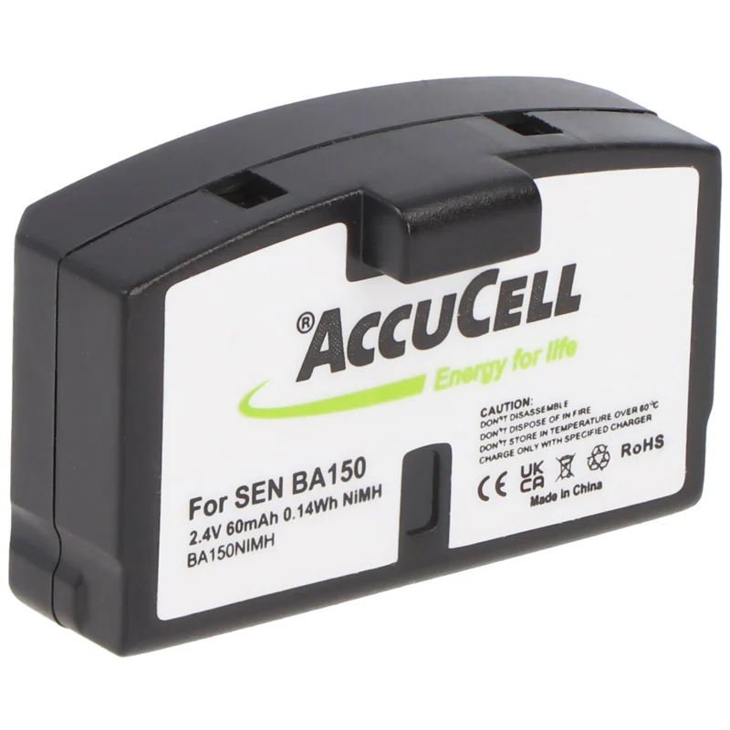 AccuCell Akku passend für Sennheiser BA150, BA151, BA152, RS6, TR820 NiMH