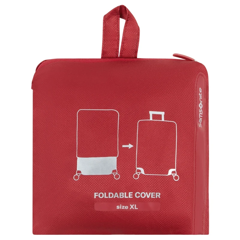 Samsonite Ta Revolution Foldable Funda protectora para maleta XL - Funda para lluvia (red)
