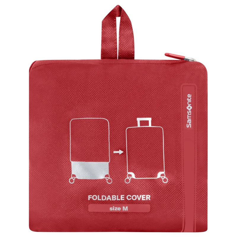 Samsonite Ta Revolution Foldable Funda protectora para maleta M - Funda para lluvia (red)