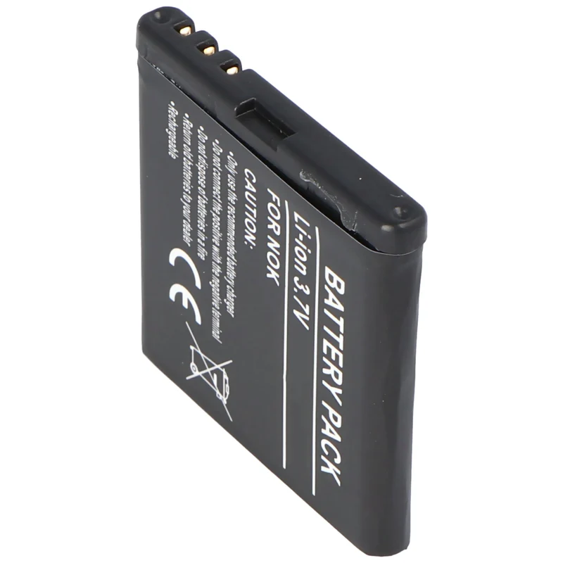 AccuCell Akku passend für Nokia 6500 slide, BP-5M, 900mAh