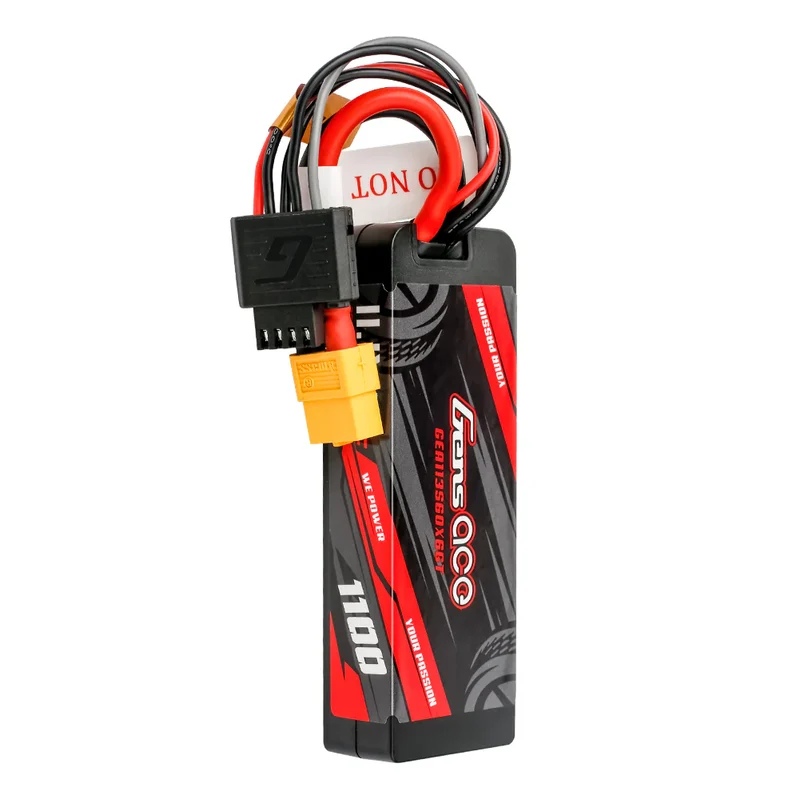Gens Ace G-Tech 3S 1100mAh 11,1V 60C GRP-76 Hardcase Lipo-Akkupack mit XT60-Stecker