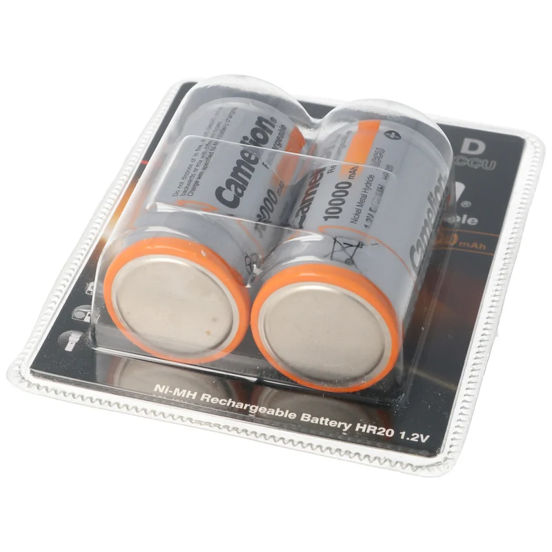 Camelion NiMH Akku Mono D LR20 1,2 Volt mit max. 10000mAh Kapazität