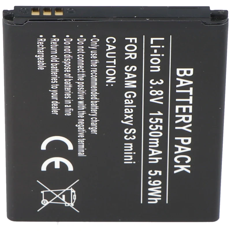 AccuCell Akku passend für Samsung Handy Galaxy S III Mini, Samsung GT-I8190
