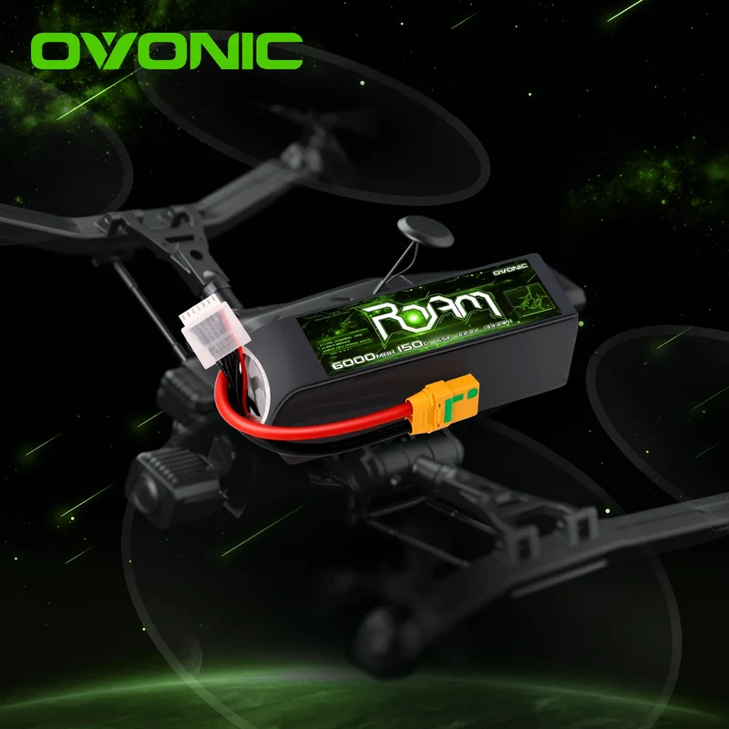 Ovonic Roam Series 6S Lipo Akku 6000mAh 6S1P 150C 22,2V Lipo Akku XT90-S