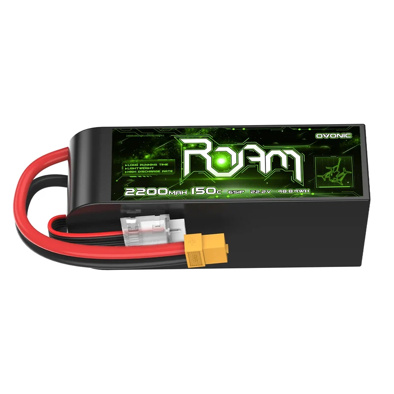 Ovonic Roam Series 6S Lipo Akku 2200mAh 6S1P 150C 22,2V Lipo Akku XT60-Stecker