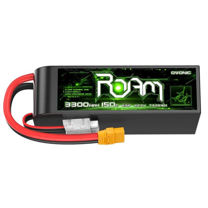 Ovonic Roam Series 6S Lipo Akku 3300mAh 6S1P 150C 22,2V XT90-Stecker