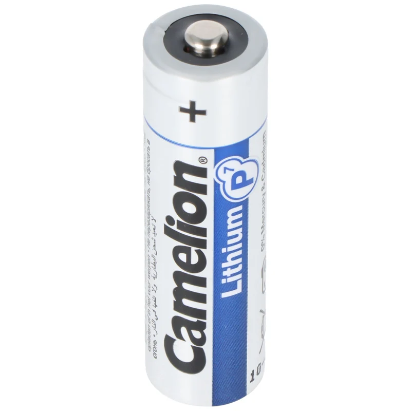 Camelion Lithium Batterie AA, Mignon, FR6, 1,5V, 2er-Blister