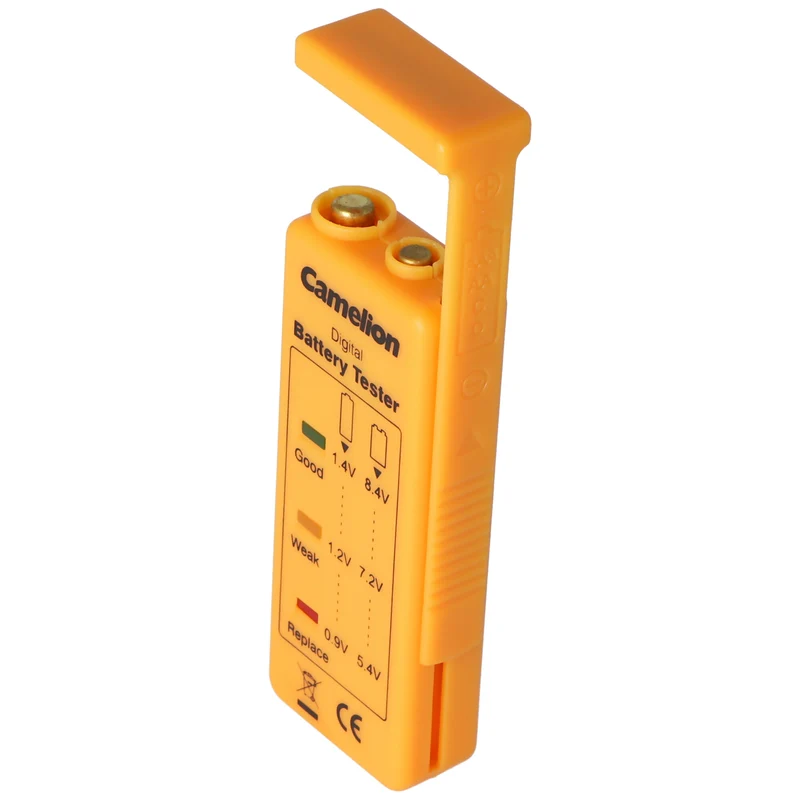 Camelion Batterie Tester LED BT-0503 geeignet zum Testen für die Größen AAAA, AAA, AA, C, D und 9V Block