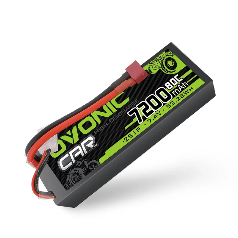 Ovonic Car 2S Lipo Akku 7200mAh 7,4V 80C mit Dean-Style T-Anschluss