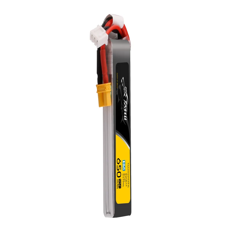 Tattu 2S 650mAh 95C 7,6V HV Lipo Akku mit XT30 Long-Pack