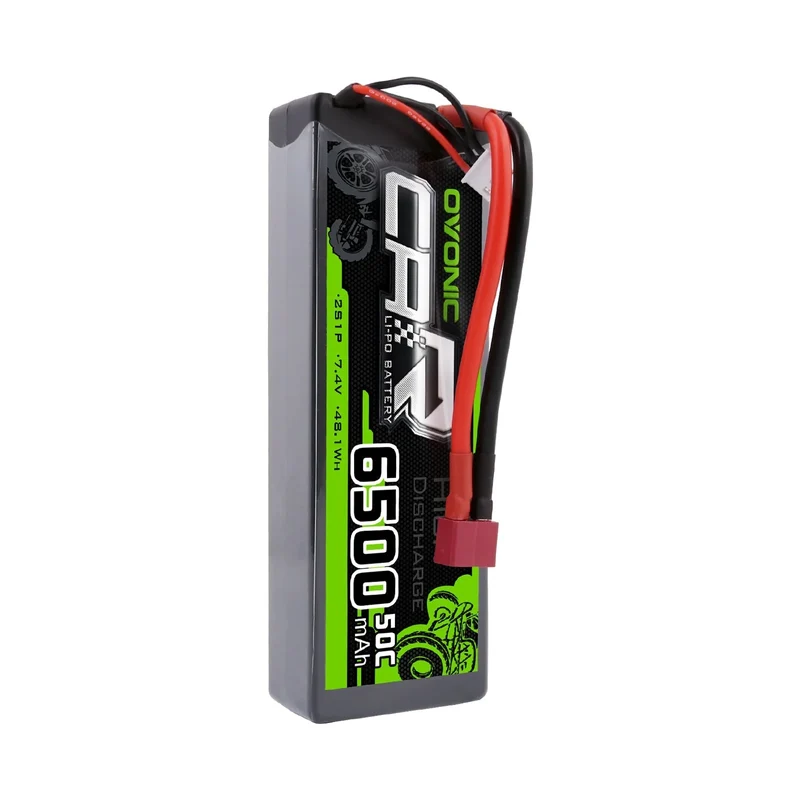 Ovonic Car 2S 6500mAh 7,4V 50C Hardcase LiPo Akku mit Deans Style T-Steckern