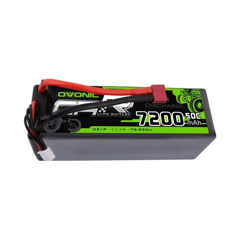 Ovonic Car 3S 7200mAh 11,1V 50C Hardcase LiPo Akkupack mit Deans-Stecker