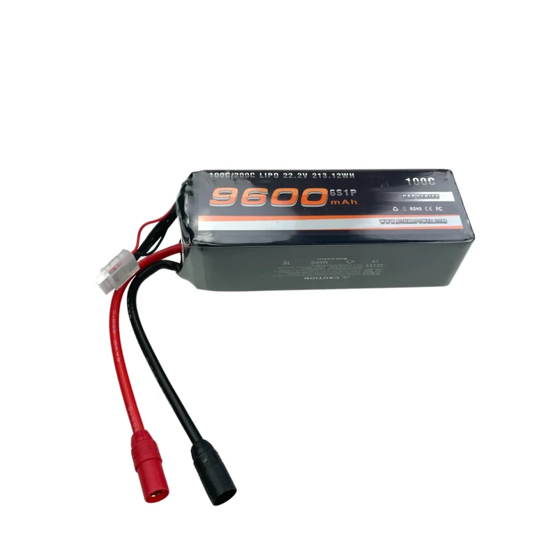 Bonka 6S 9600mAh 22,2V 100C AS150 Lipo Akku