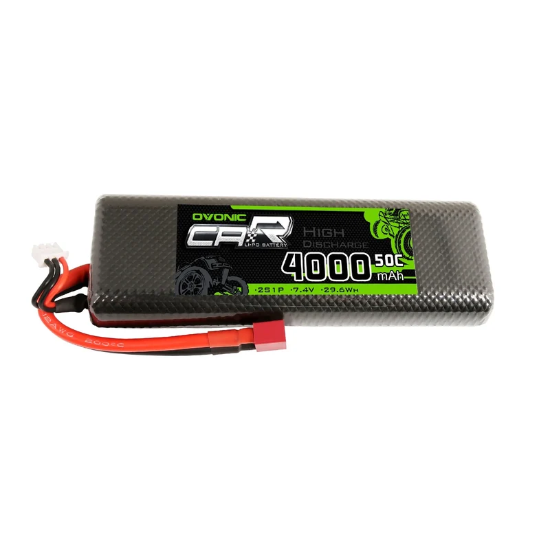 Ovonic Car 2S 4000mAh 7,4V Lipo Akku 50C Hardcase mit Deans Stecker