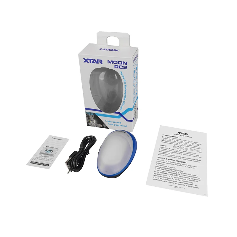 Xtar MOON RC2 Lampe 120Lm + Gratis Hüfttasche