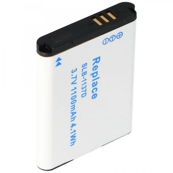 AccuCell Akku passend für Samsung SLB-1137D Akku mit 1100mAh