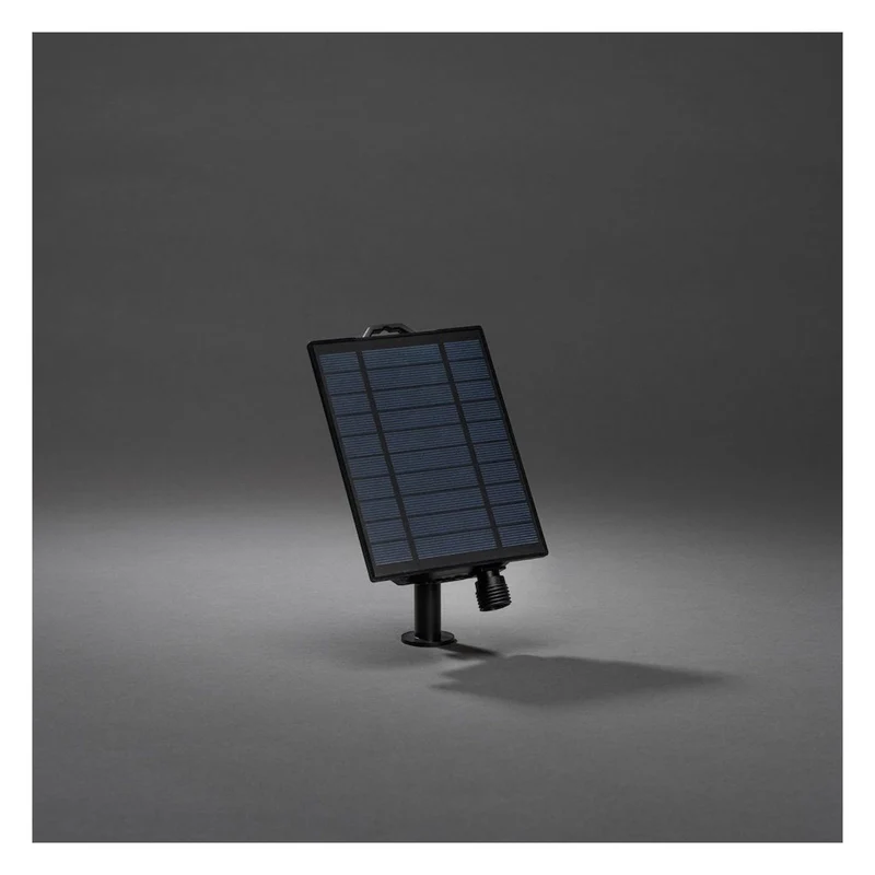 Konstsmide wiederaufladbares Solarpanel-S Solar-Batteriebox in schwarz 3776-000