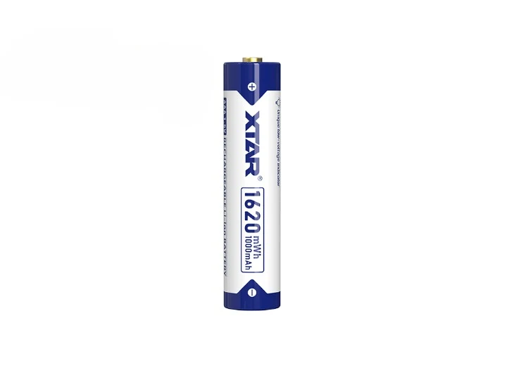 Xtar AAA 1,5V 1620mWh (ca. 1000mAh) (Micro, LR03) Li-Ionen-Akku (Wiederaufladbar) mit *Indikator