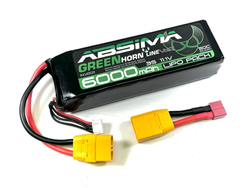 Absima Greenhorn Vol.2 LiPo 3S 11,1V 50C 6000mAh SC (XT90/T-Plug)