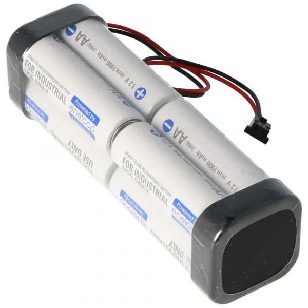 Sender Akku Panasonic eneloop Standard AA 8er Würfel 9,6 2000 mit Kabel und Graupner Stecker