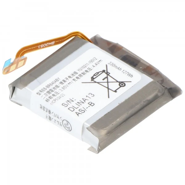 AccuCell Akku passend für Samsung Galaxy Watch 3 45mm, SM-R840, Li-Polymer, 3,85V, 340mAh, 1,3Wh, built-in, ohne Werkzeug