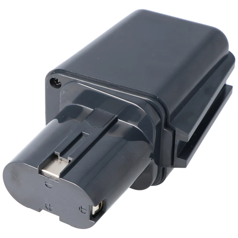 AccuCell Akku passend für Bosch 2607300002 9,6 Volt 2Ah schmal Abmessungen 126x70x54mm und Bilder exakt vergleichen