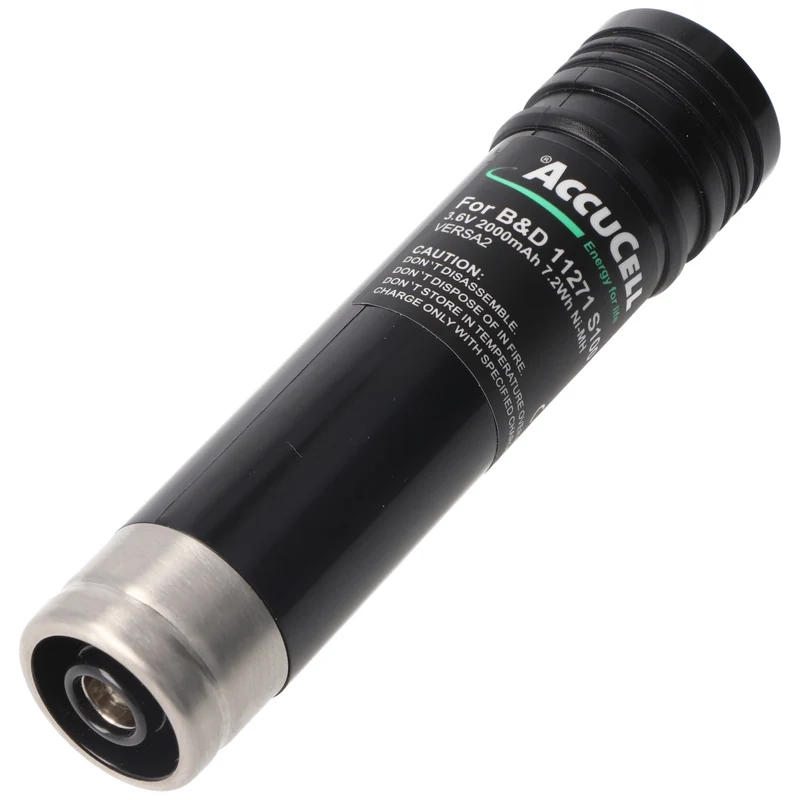 AccuCell Akku passend für Black & Decker VersaPak VP100 2er NiMH 2100mAh